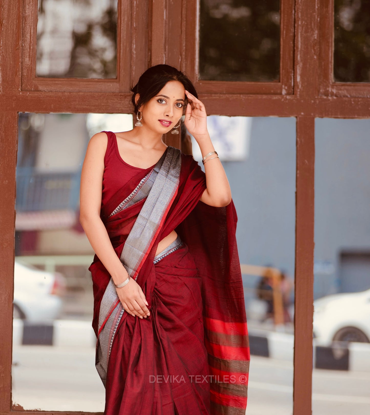 Narayanapet Pure Cotton saree with running blouse piece (Same as saree)