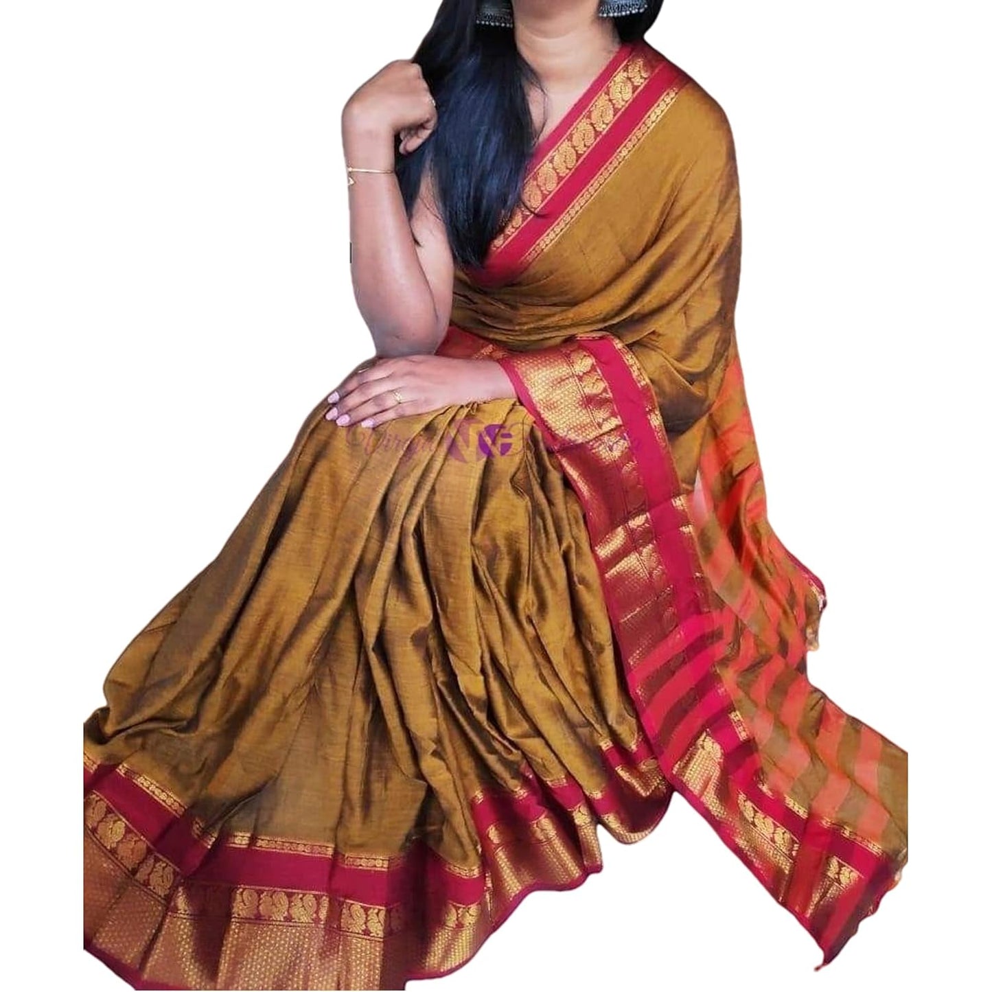 Narayanpet Pure Cotton Saree With Running Blouse Piece For Women