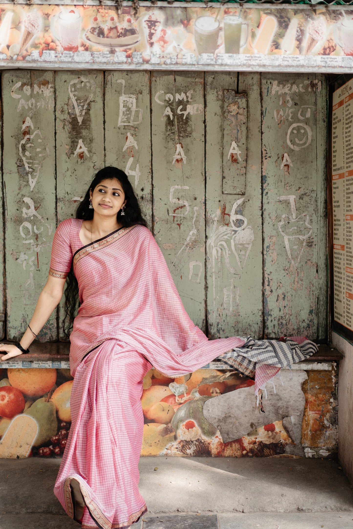 Deepali Rani pink Narayanapet Pure Cotton saree