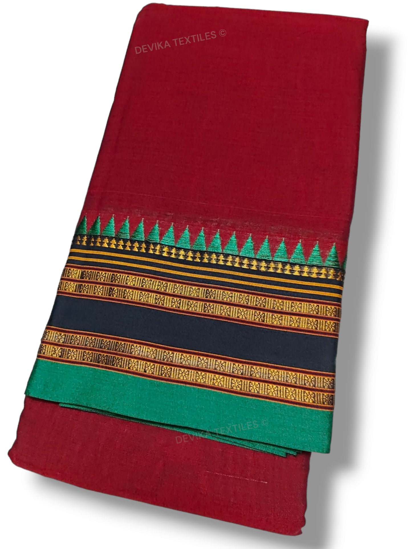 Maroon Sanvi (Narayanapet Pure Cotton saree)