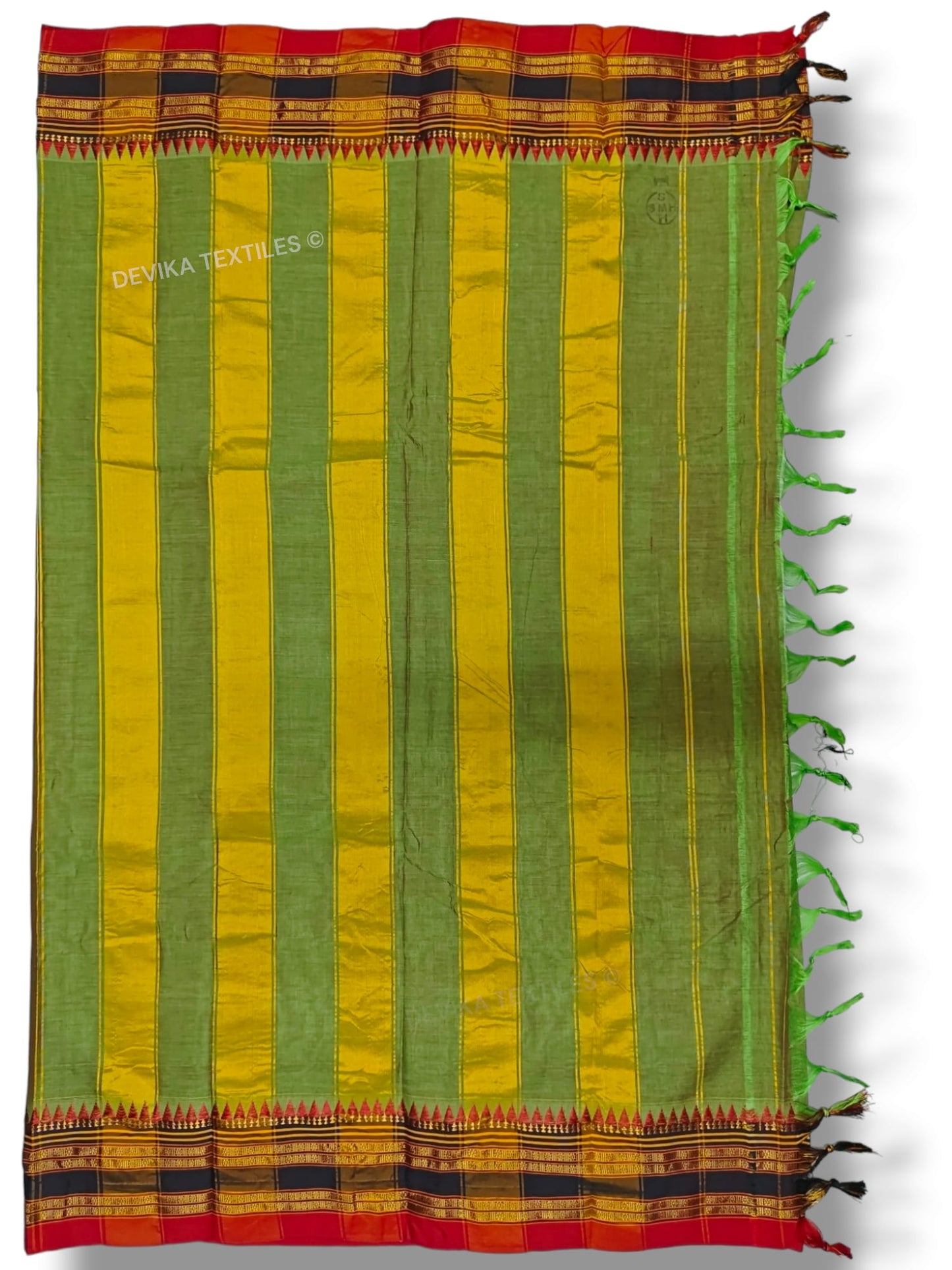 Seaweed Green Sanvi (Narayanapet Pure Cotton saree )
