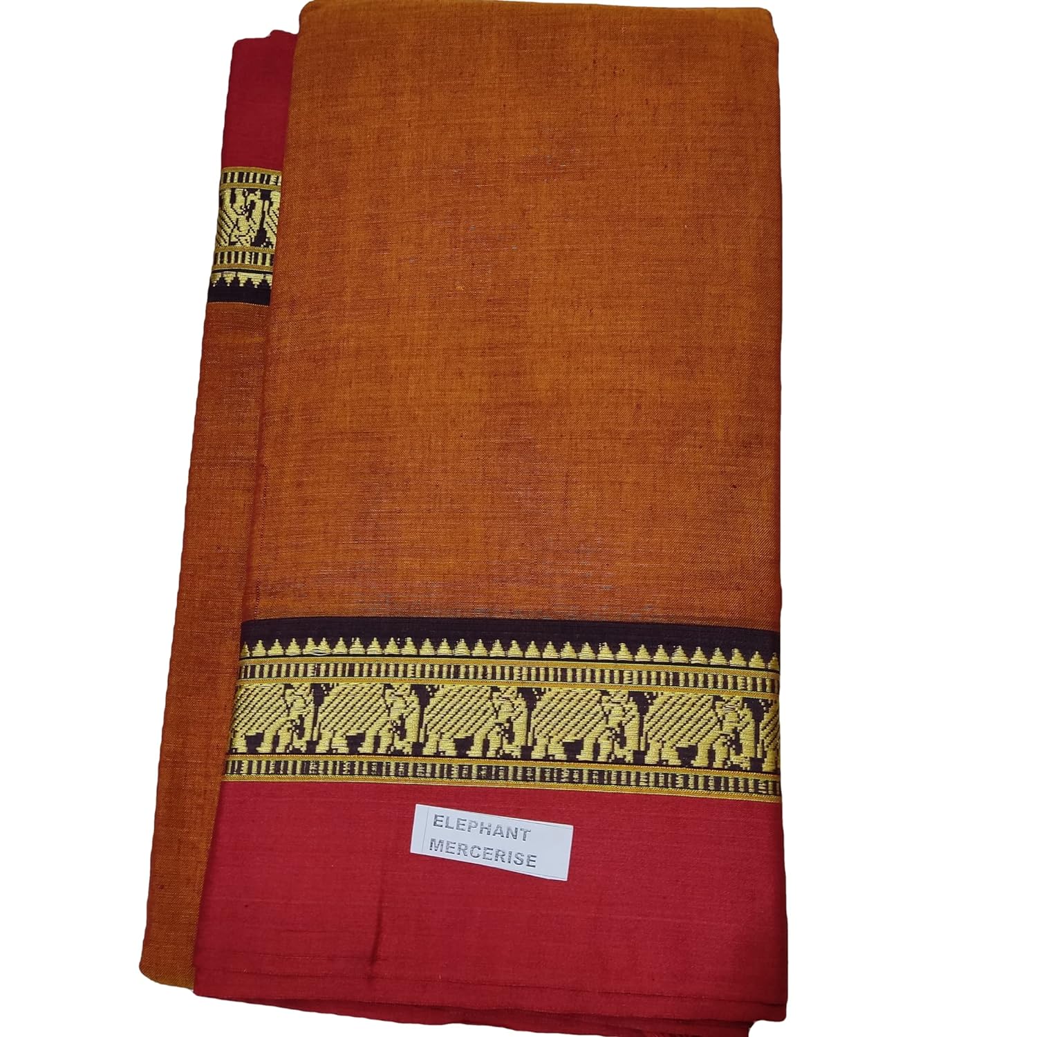 Pure Handloom Narayanpeth Cotton Saree With Running Blouse Piece (Dgold) For Women
