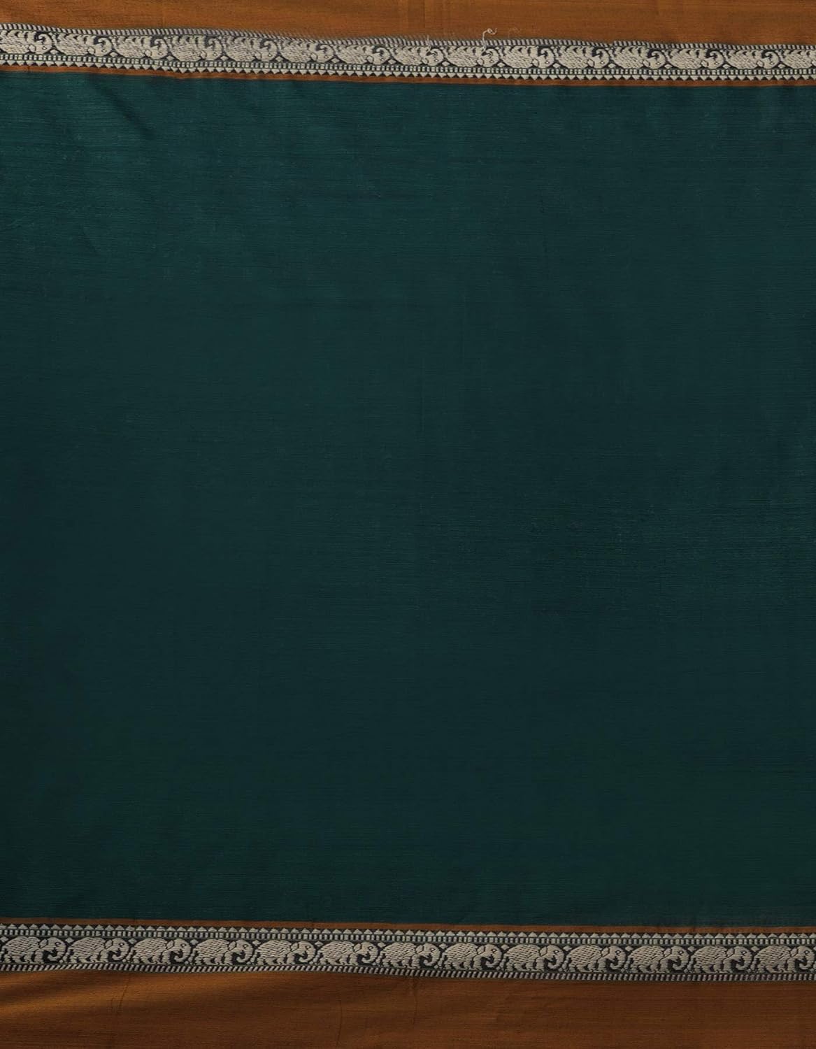 Pure Handloom Narayanpet Cotton Saree With Blouse Piece And Tassels From The Weavers Of Andhra Pradesh (Green+Free Size) For Women