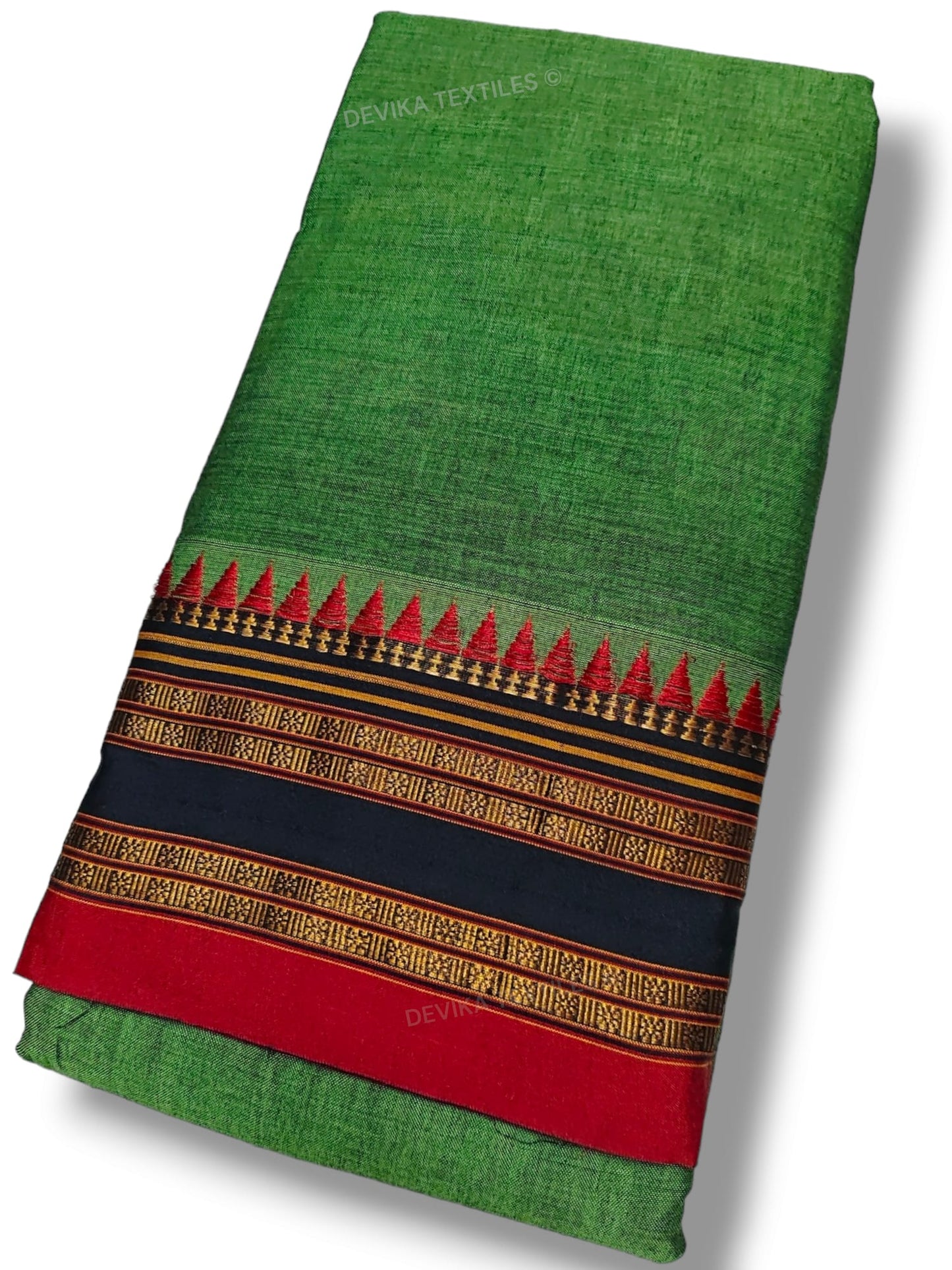 Green Sanvi (Narayanapet Pure Cotton saree)
