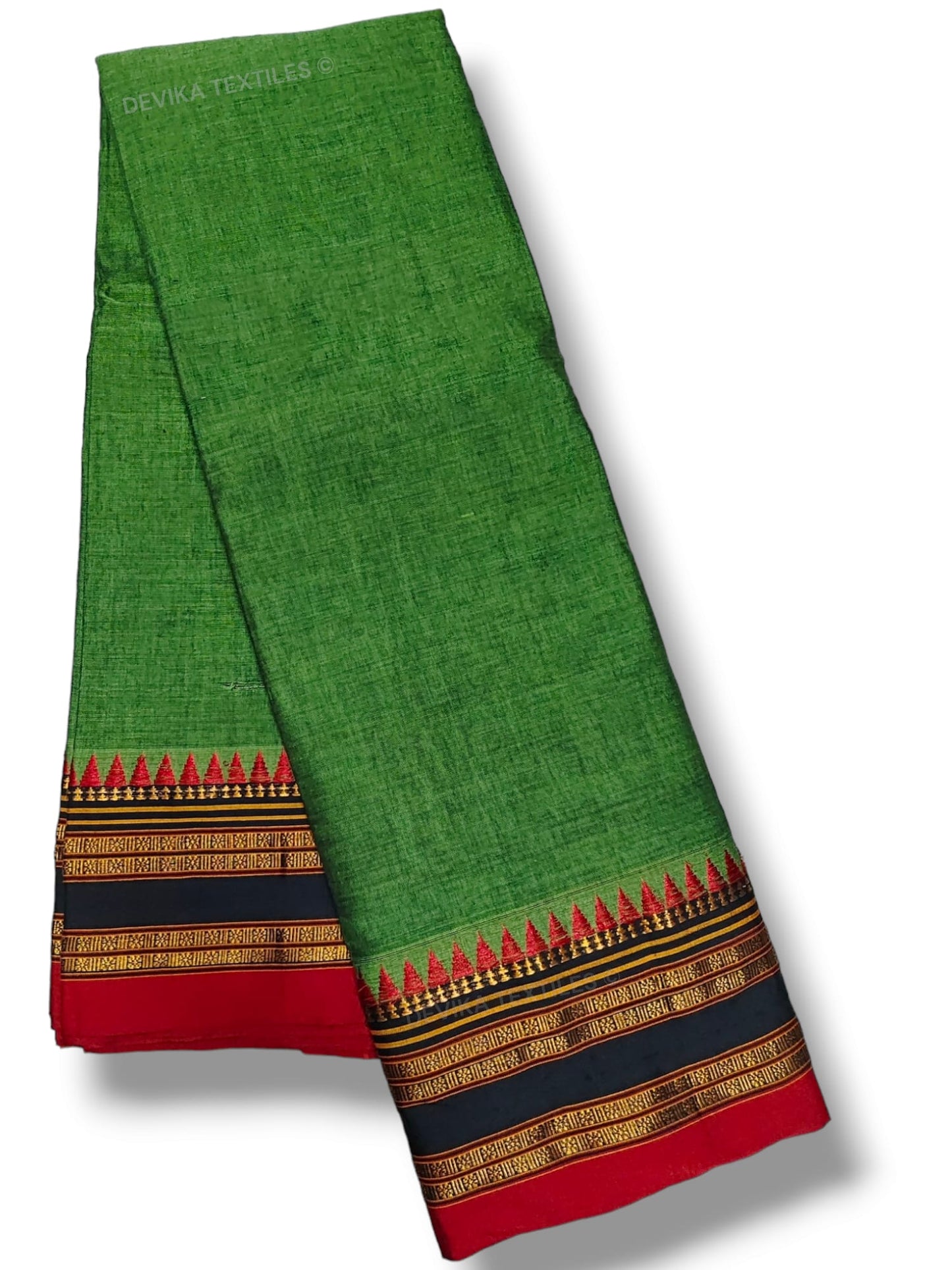 Green Sanvi (Narayanapet Pure Cotton saree)