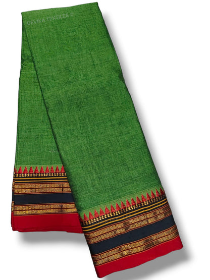 Green Sanvi (Narayanapet Pure Cotton saree)