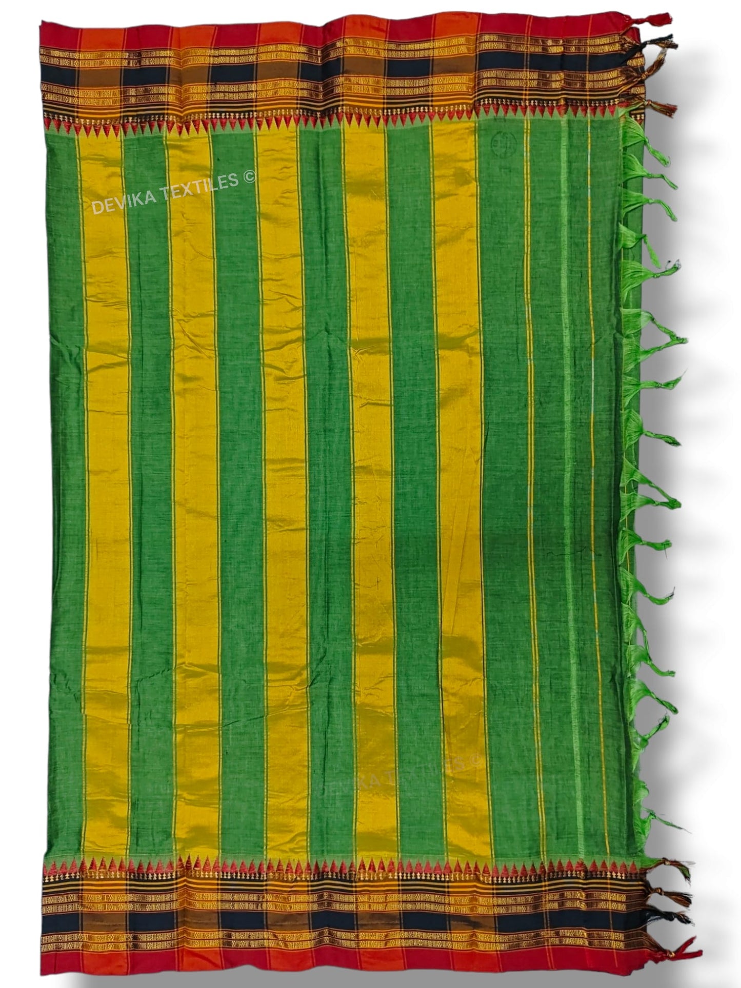 Green Sanvi (Narayanapet Pure Cotton saree)