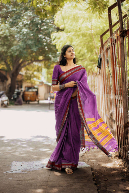 Levender Narayanapet Pure Cotton saree