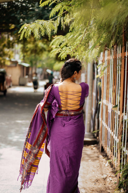 Levender Narayanapet Pure Cotton saree
