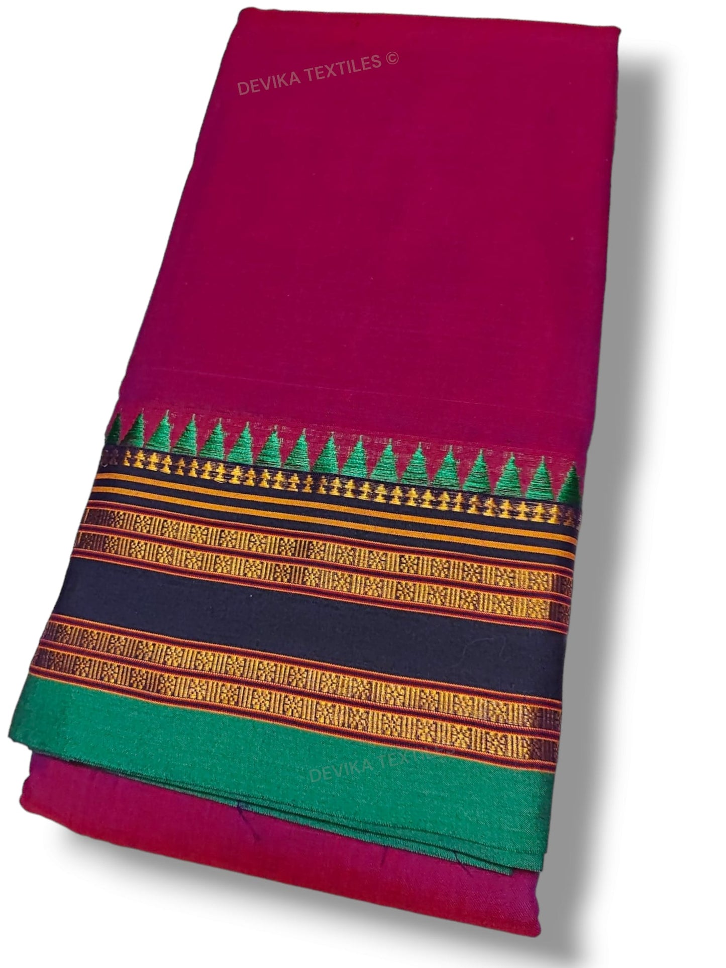 Magenta Sanvi (Narayanapet Pure Cotton saree)