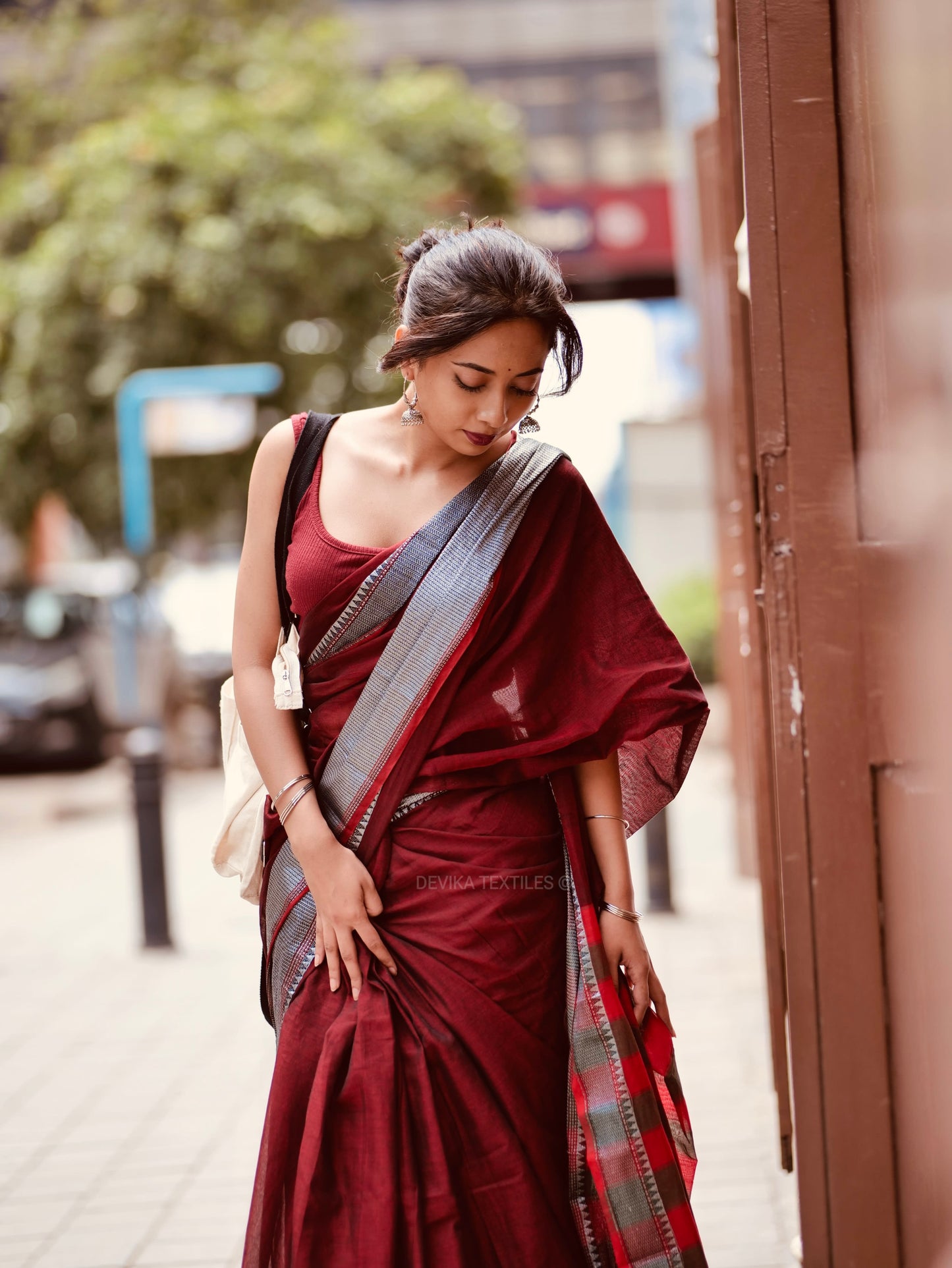 Narayanapet Pure Cotton saree with running blouse piece (Same as saree)