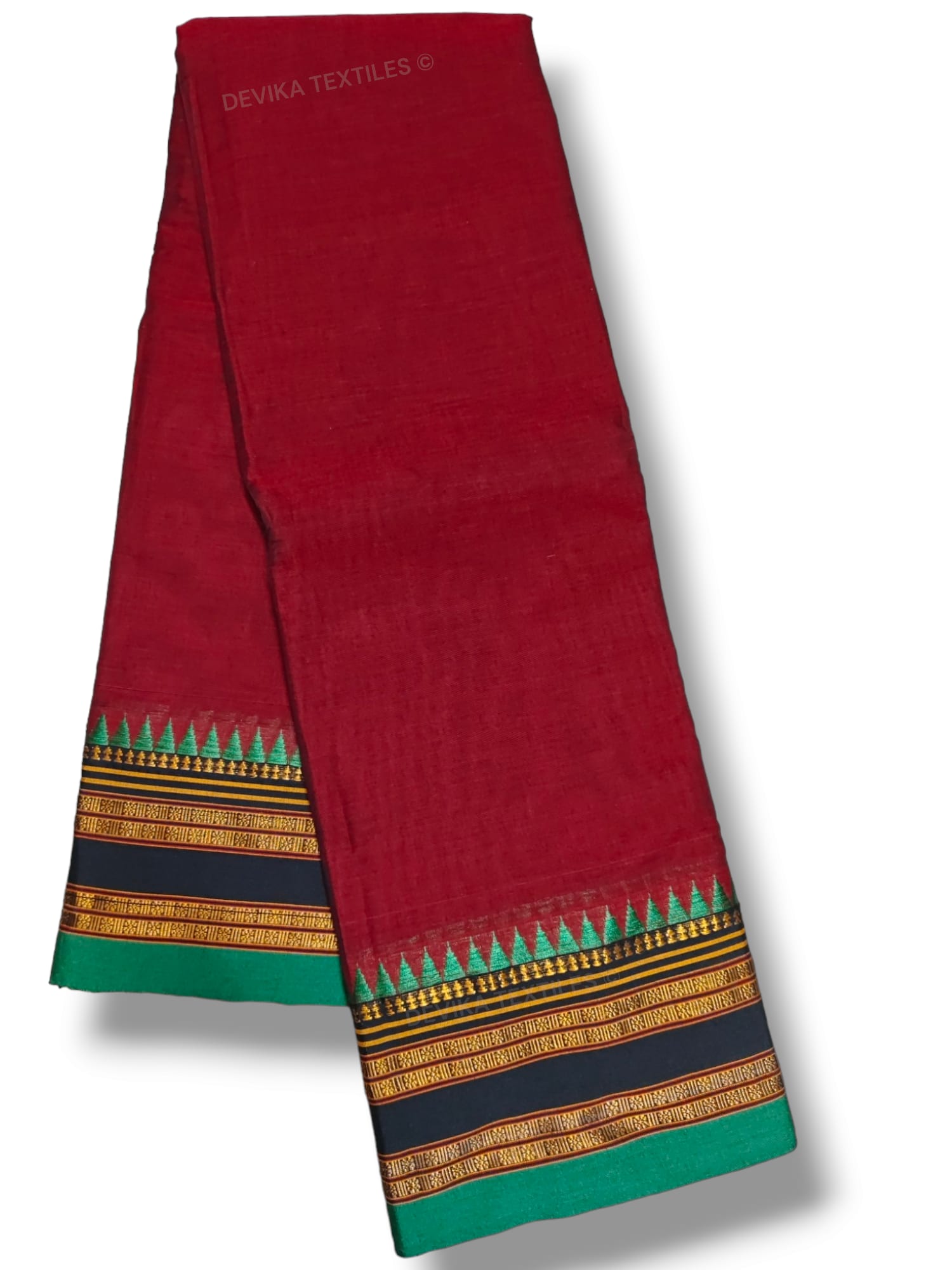 Maroon Sanvi (Narayanapet Pure Cotton saree)