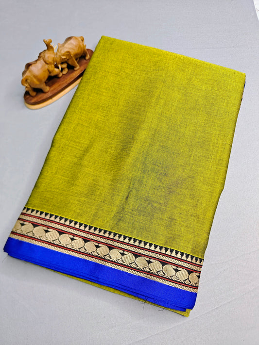 Mehandi Green Mayuri Exclusive Devika Cotton saree