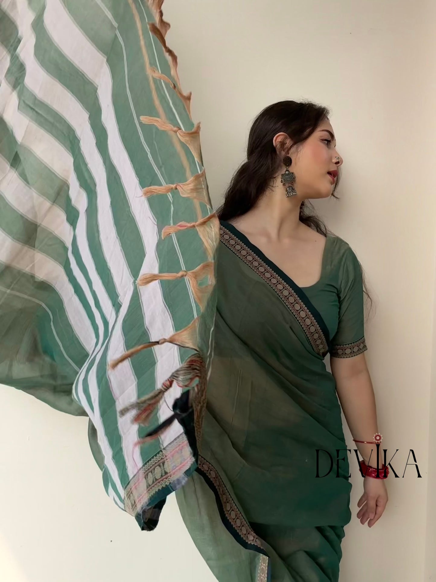 Pista Green Shradha Narayanapet Pure Cotton saree