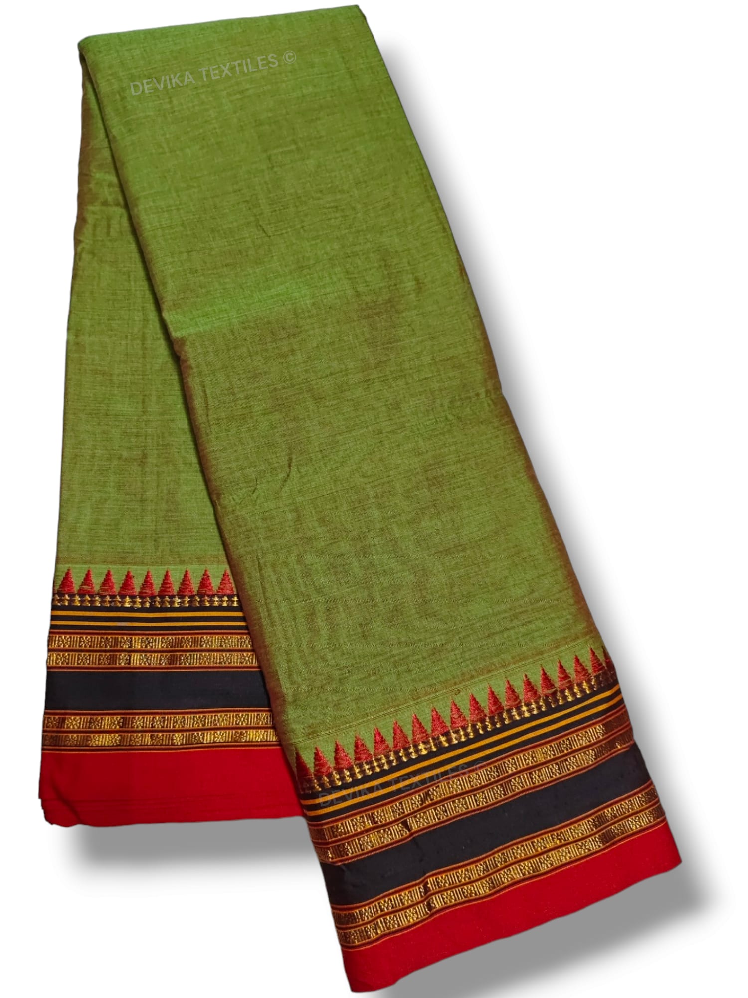 Seaweed Green Sanvi (Narayanapet Pure Cotton saree )