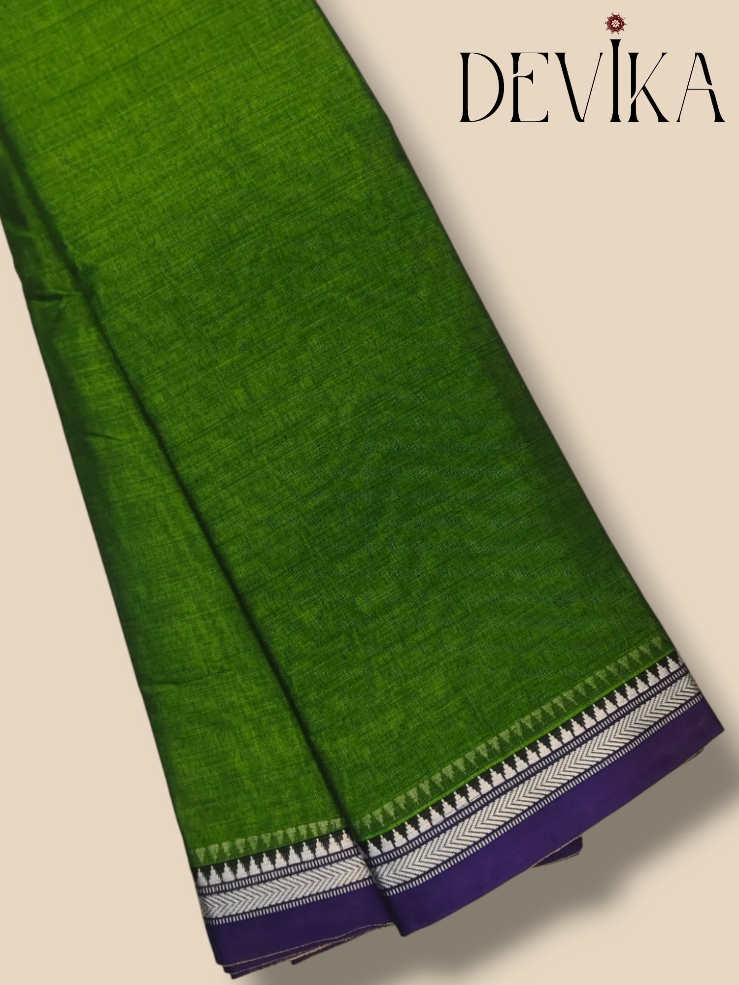 Green Ashwini Narayanpet Pure cotton saree